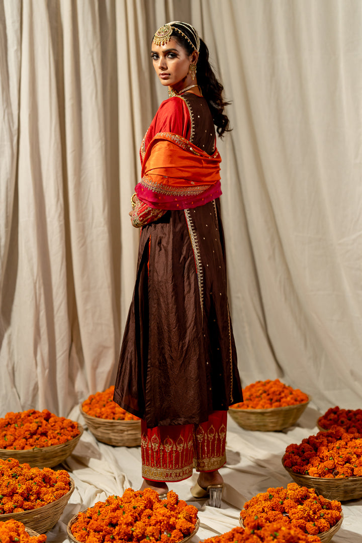 "Agni" -  Anarkali With Pant Set