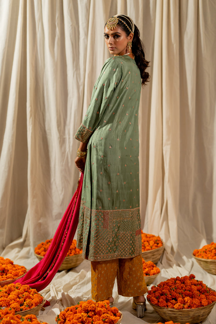 "Madhu" - Kurta With Ijhaar Set