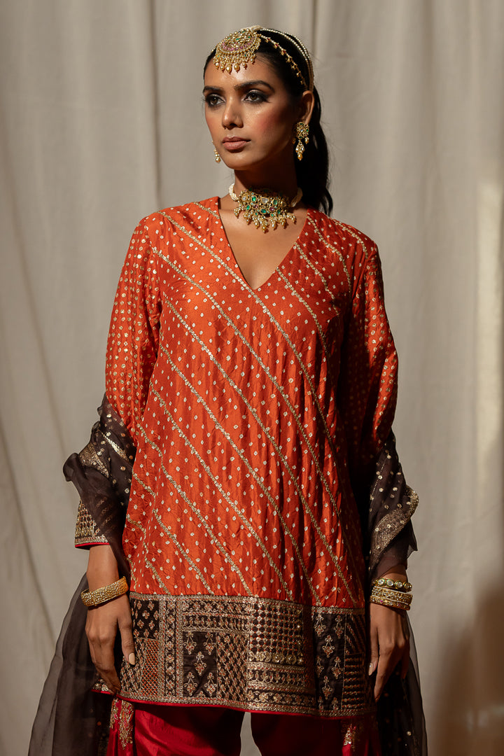 "Kusum" - Kurta With Salwar Set