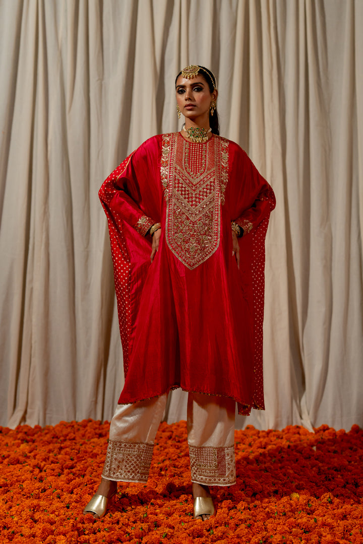 "Nabh" - Kaftan With Ijhaar Set