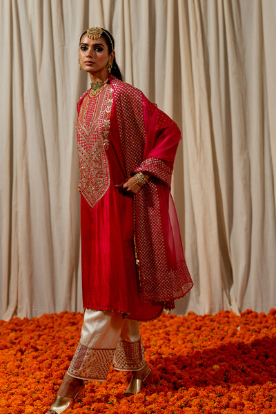 "Nabh" - Kaftan With Ijhaar Set