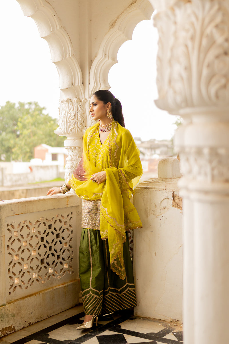 "RANGADEVI" - Kurta set