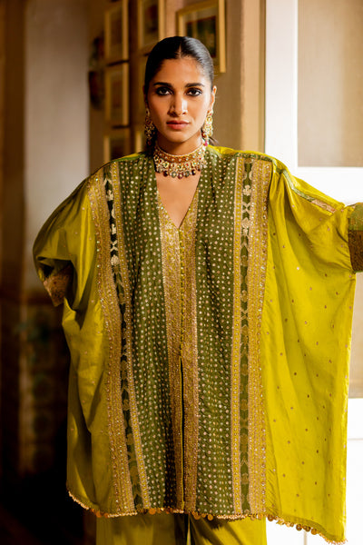 "SAANWARIYA" - Kaftan set