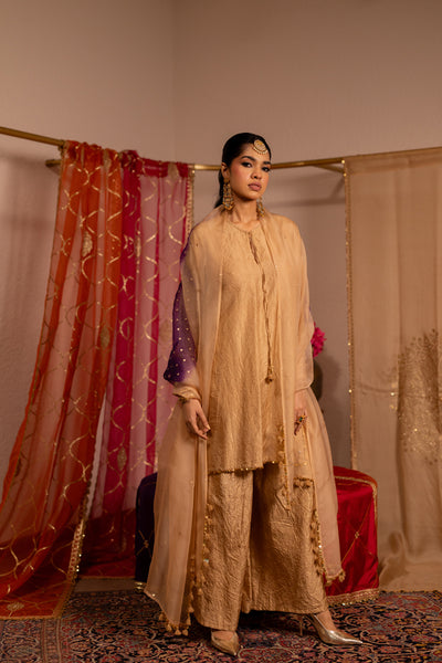 Beige Kurta Set