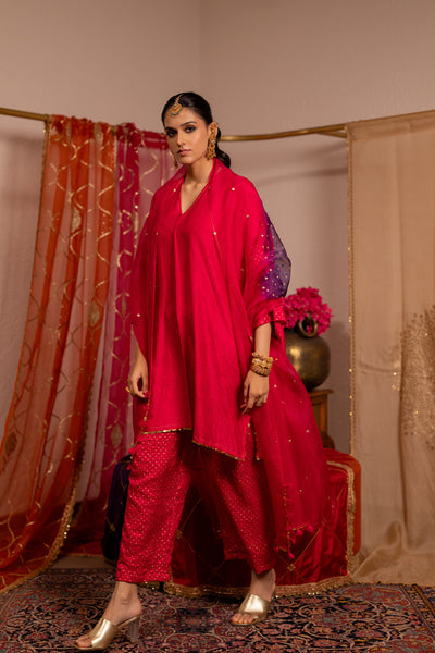 Pink Kaftan Set