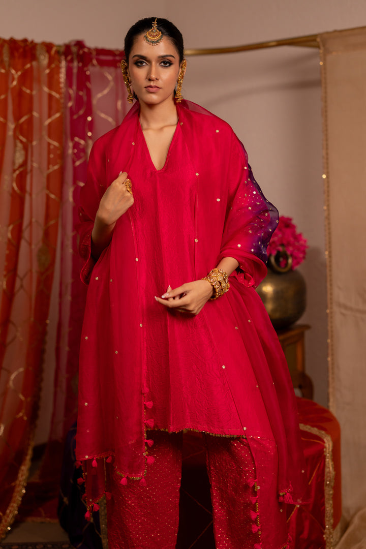 Pink Kaftan Set