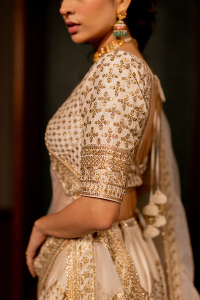 OFFWHITE LEHENGA SET