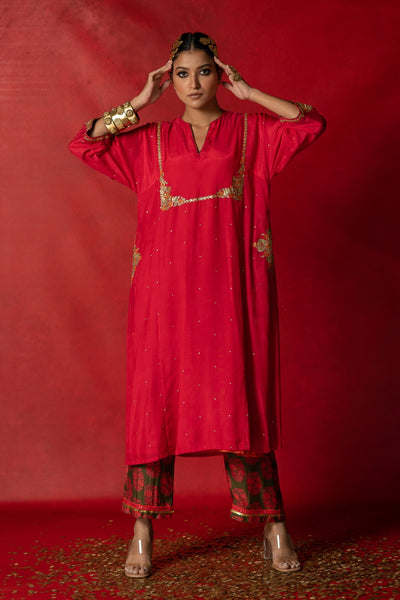 Spice market rani pink kurta with inner and pants