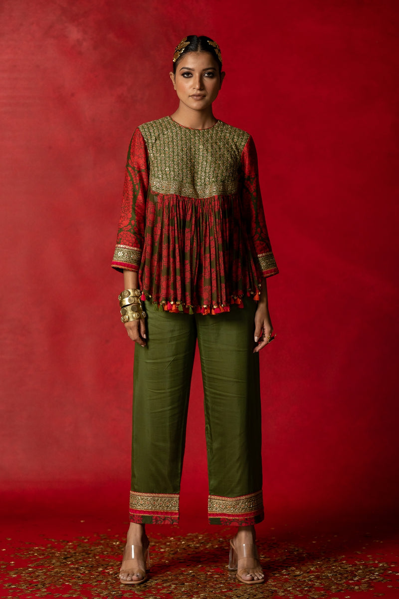 Spice market top with pants