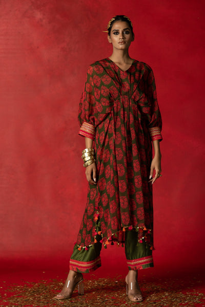 Spice market kaftan with inner and pants
