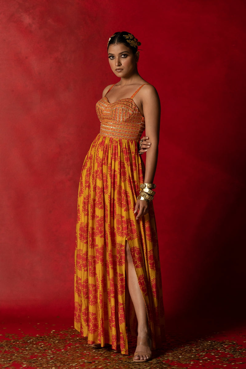 Spice market maxi dress